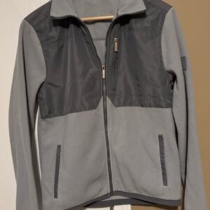 Calvin Klein Two-Tone Gray Windbreaker